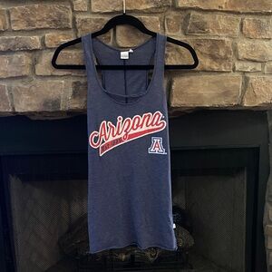 Venley Arizona Tank Top in Blue and red. Size Small
